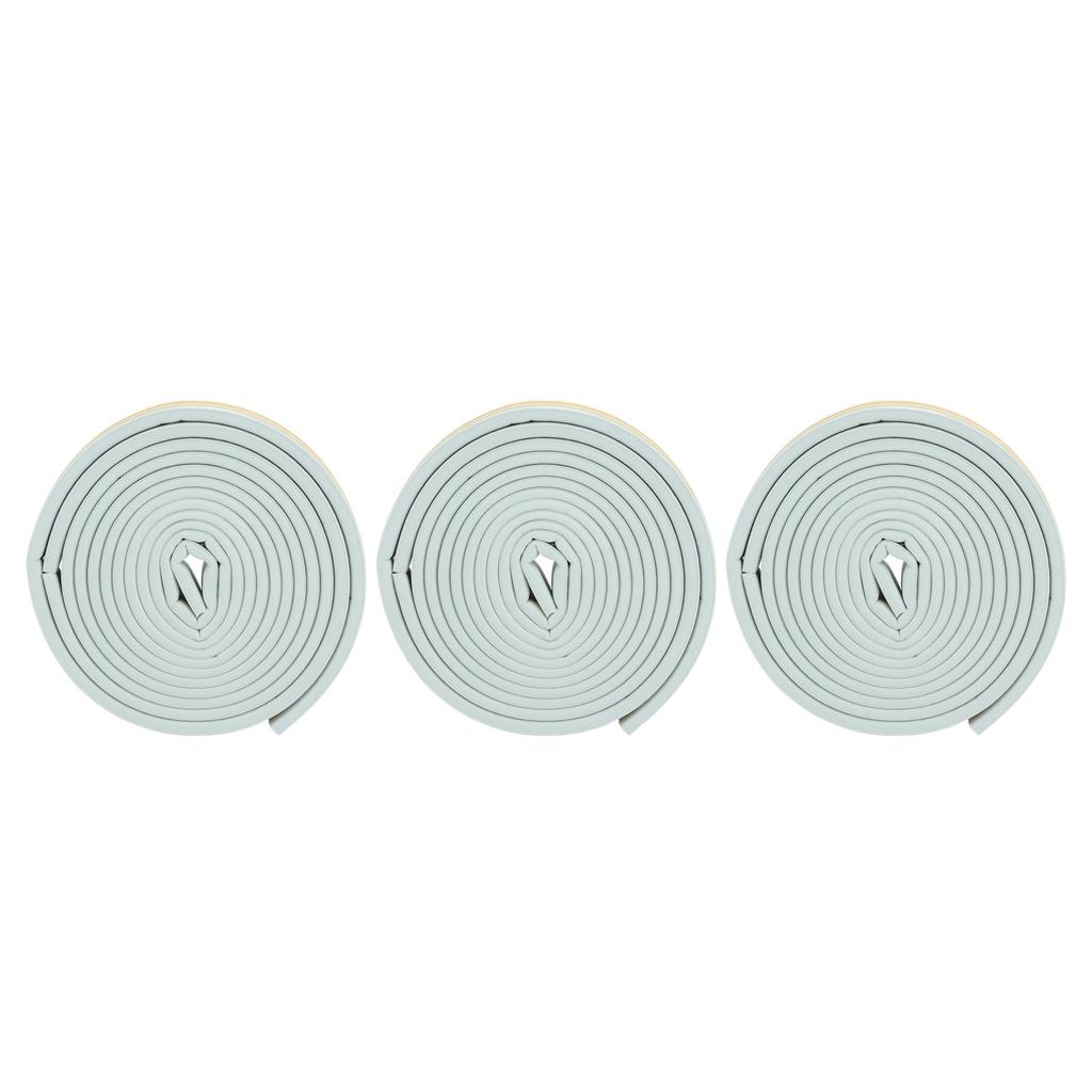 3 szt. Pasek uszczelniający do drzwi Gruby Izolowany Amortyzujący Dźwiękochłonny Samoprzylepny Uszczelka pogodowa dla