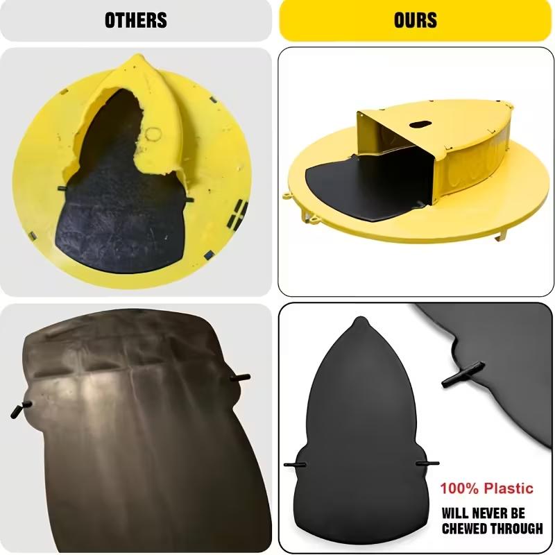 1set Reusable Automatic Mouse Trap-Heavy-Duty PET Bucket Trap,for Home,Farm,Camping,And Hunting-Compatible with 5-Gallon Buckets
