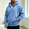 Herren Freizeit Kapuzenpullover mit Vierteltasche für den Alltag