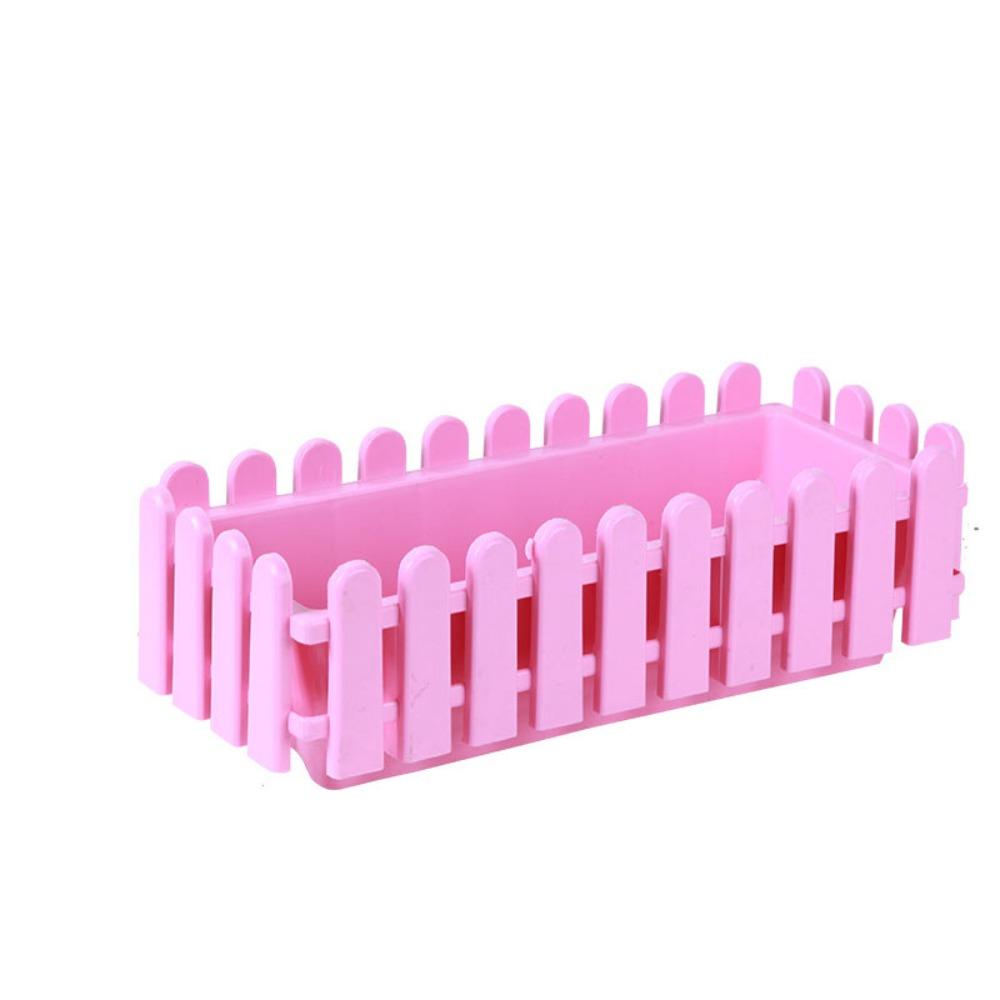 Rectangular Garden Fence Strip Fence Basin Durable Vegetable Slot Extra  Home