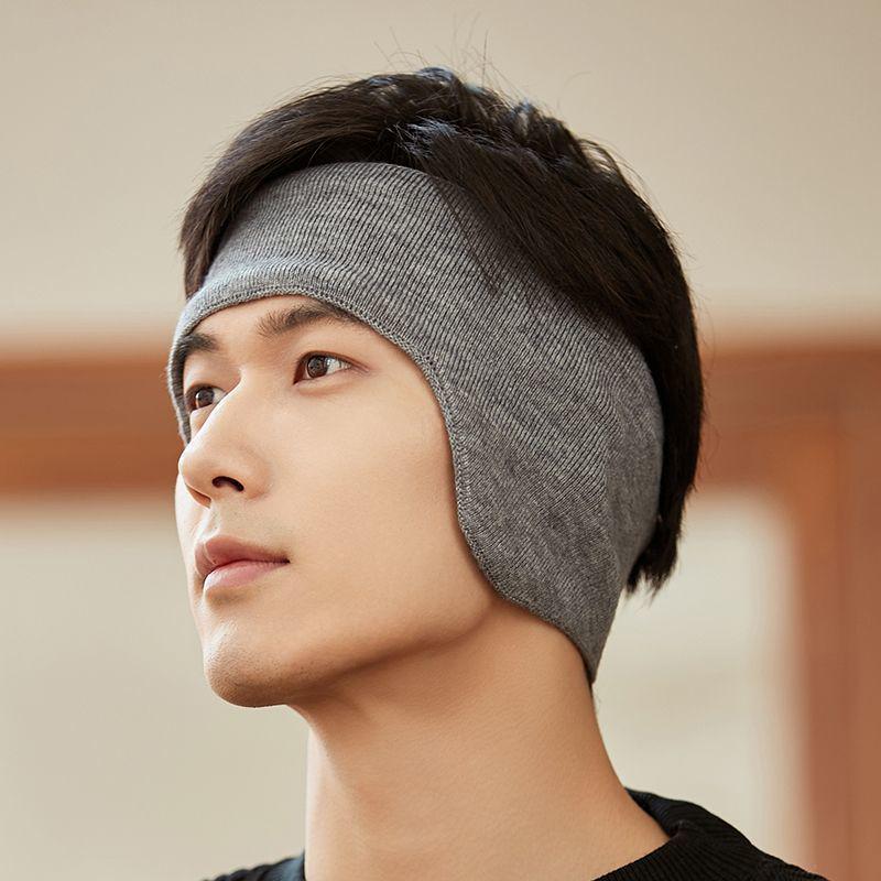 Men's Winter Warm Windproof Sports Headband Earmuffs for Running and Cold Protection