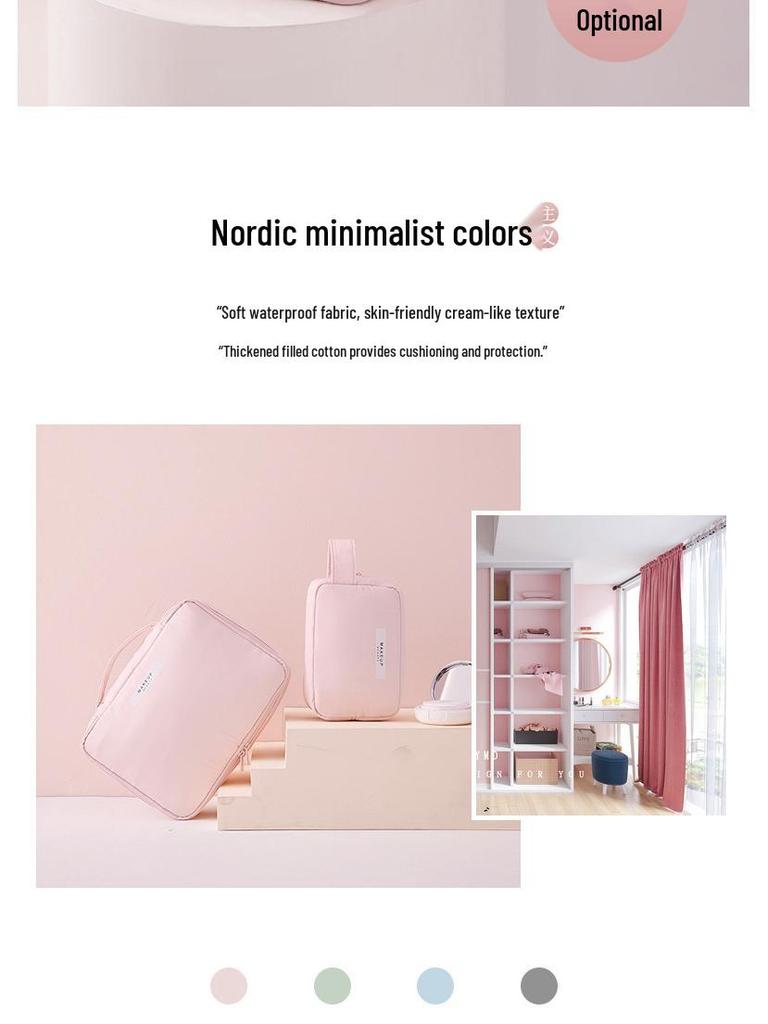 2022 High-End Travel Makeup Bag: Portable, Large Capacity, Handheld Storage