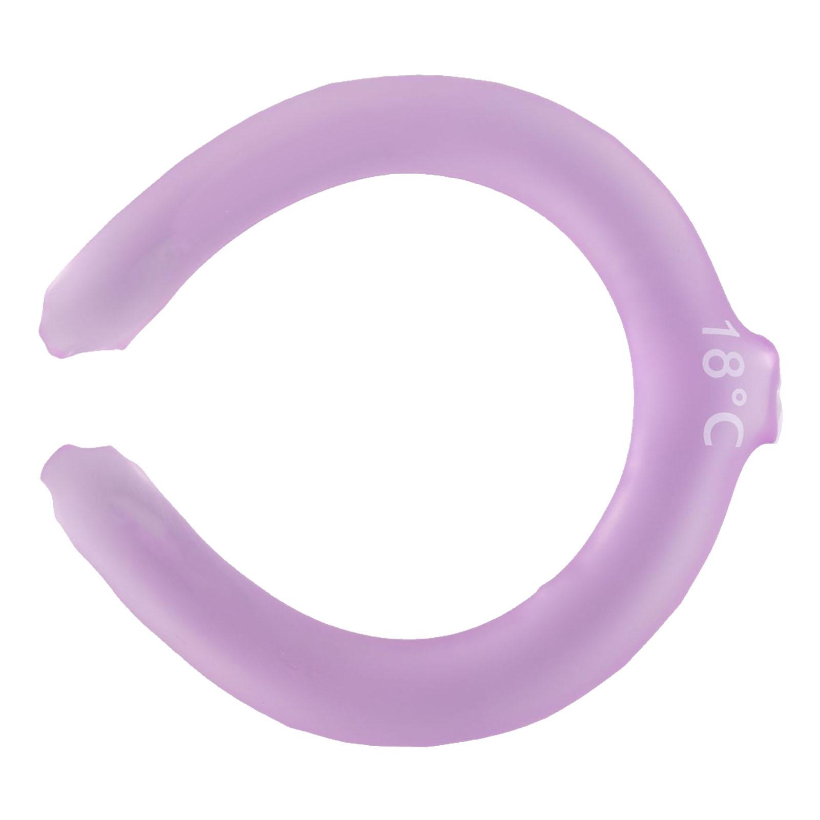 

Охлаждающая трубка для шеи, рассеивающая тепло, носимый многоразовый охлаждающий шейный бандаж для лета, розовый фиолетовый