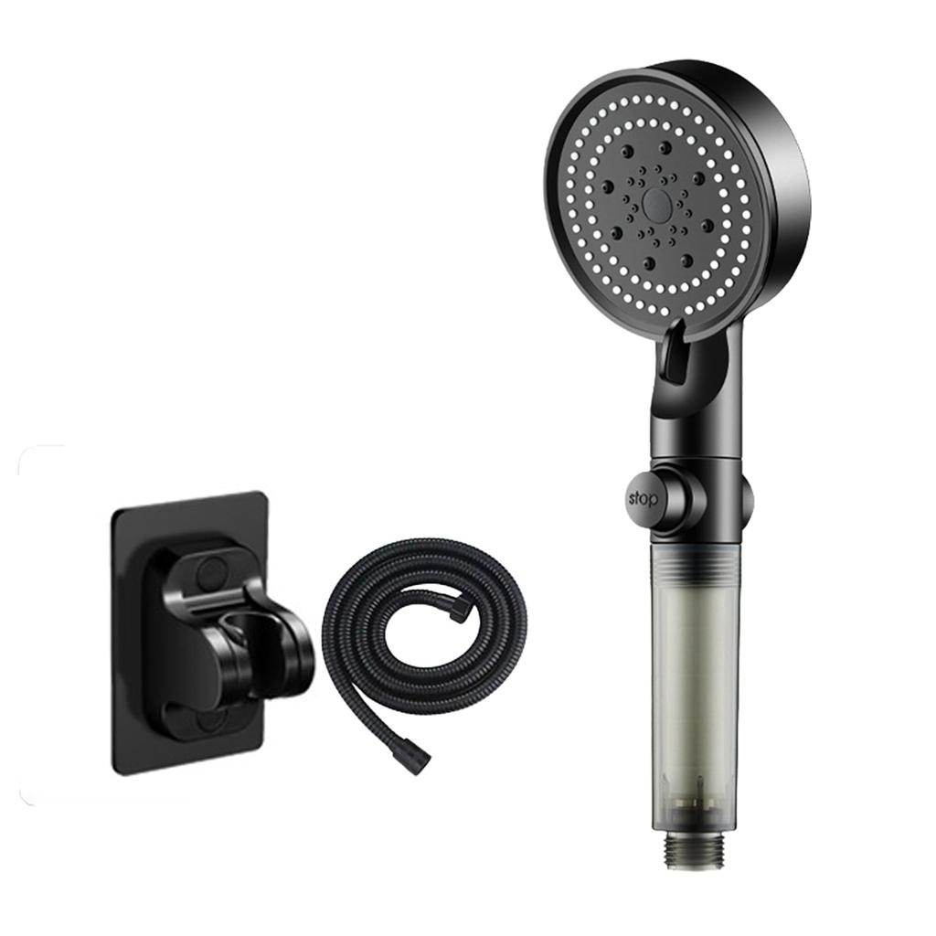 Bathroom Hand Held Shower Head Water Saving Pressure Shower Device for Cleaning Tile Corner Toilet