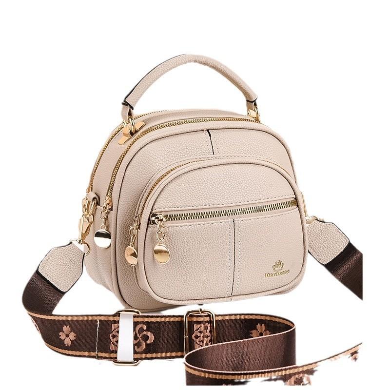 Minimalist Pu Crossbody Bag With Inner Pockets For Women