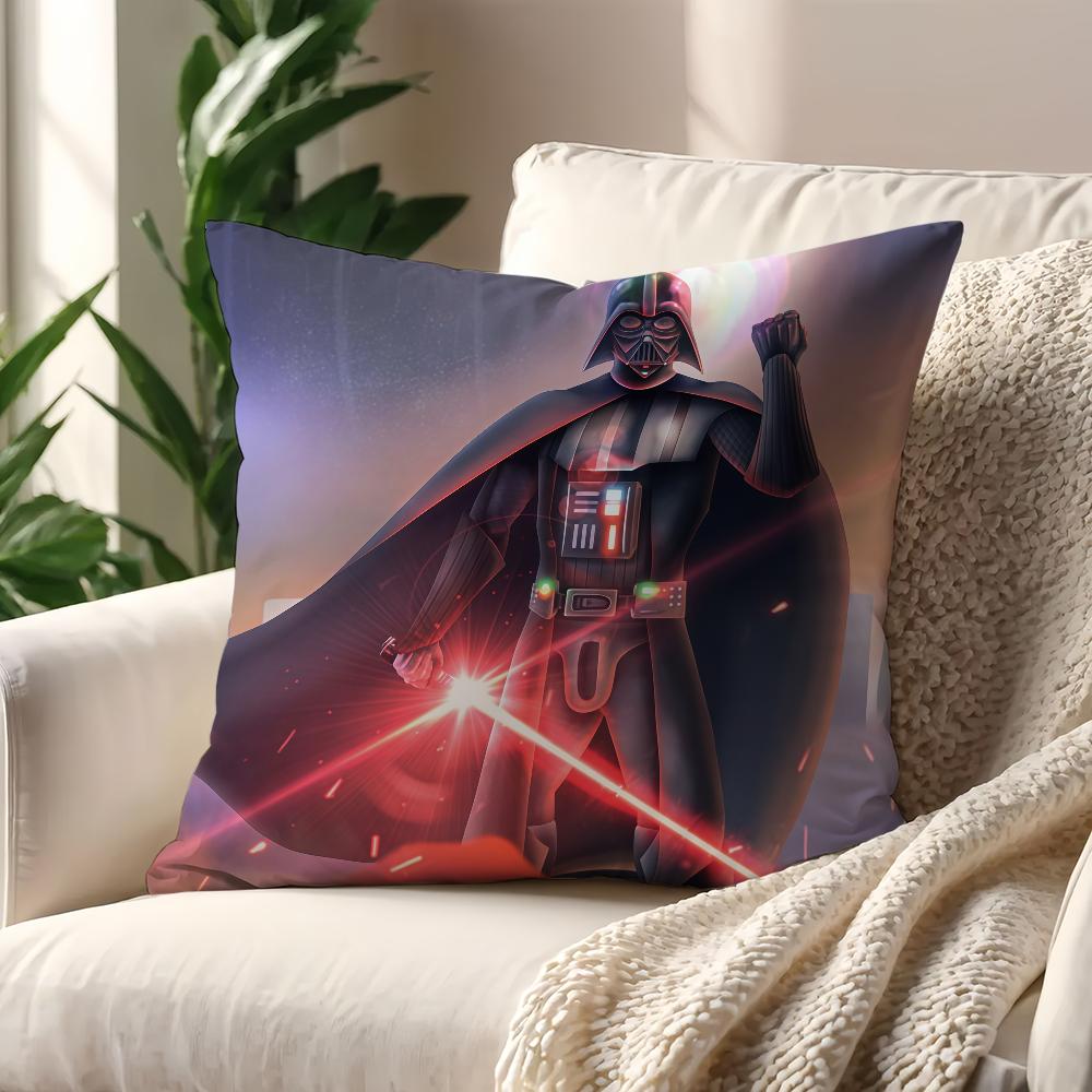 DDarth VVader SStar WWars Classic Cushion Cover For Pillow Printing Sofa Decoration Home Car Room Office Nordic Simplicity