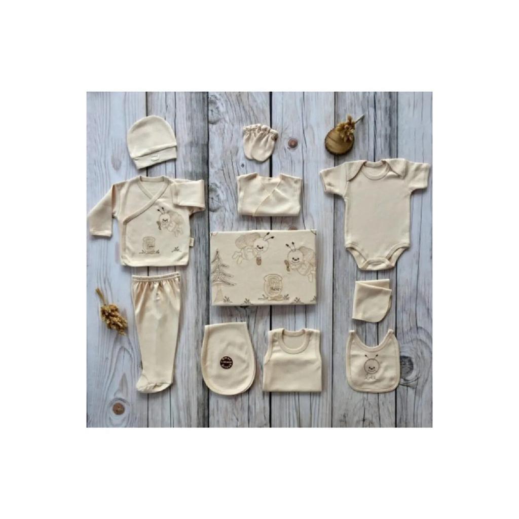 Organic Baby 8 Piece Hospital Release Unisex Coffee With Milk