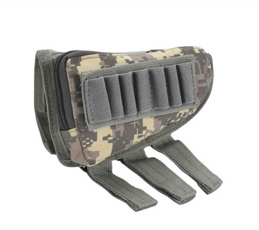 1PC Tactical Muti-functional Hunting Zipper Rifle Buttstock Pack Bag Cheek Pad Rest Shell Mag Ammo Pouch Pocket Magazine Bandolier
