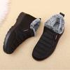 Men's Cotton Shoes Winter Plus Velvet Keep Warm Non-slip Casual Cotton Boots Comfortable Wear-resistant Lightweight Cotton Shoes