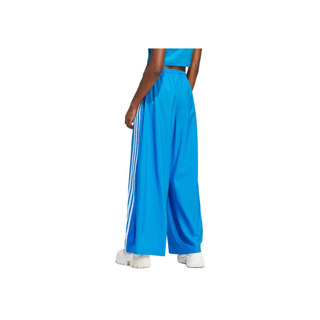 Adidas Originals Trefoil Spicy Girl Series Loose Wide-Leg Sports Trousers Women Bottoms Blue IV9316