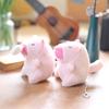 Cute Capybara Stuffed Animal Keychain With Plush Soft Filling And Wagging Tail