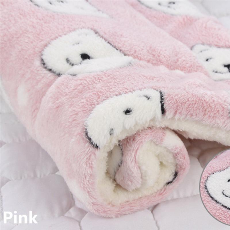 Pet Mat Thickening Warm Autumn Winter Cat Dog Blanket Anti-slip Cushion
