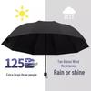 12-Rib Dual-Use Sun & Rain Umbrella for Men & Women - Large, UV Protection, Folding Double-Person Design