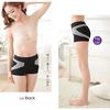 Pelvic Support Box Boxer Sports [KOEI STORE] Shorts, Shorts, Innerwear, Corrective, Women's, Black, G0111-bk