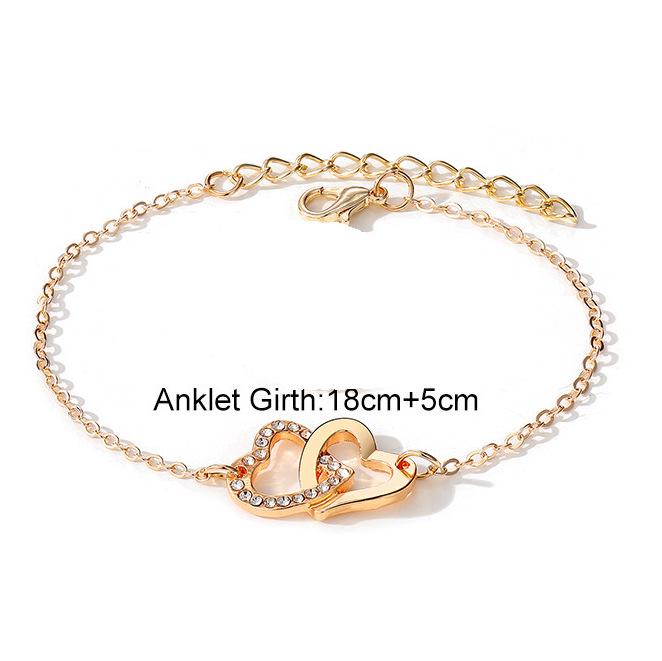 

Европейский и американский стиль набор украшений в виде сердца: Бриллиантовое колье, браслет, серьги-пусеты, кольцо - универсальная коллекция из четырех предметов.