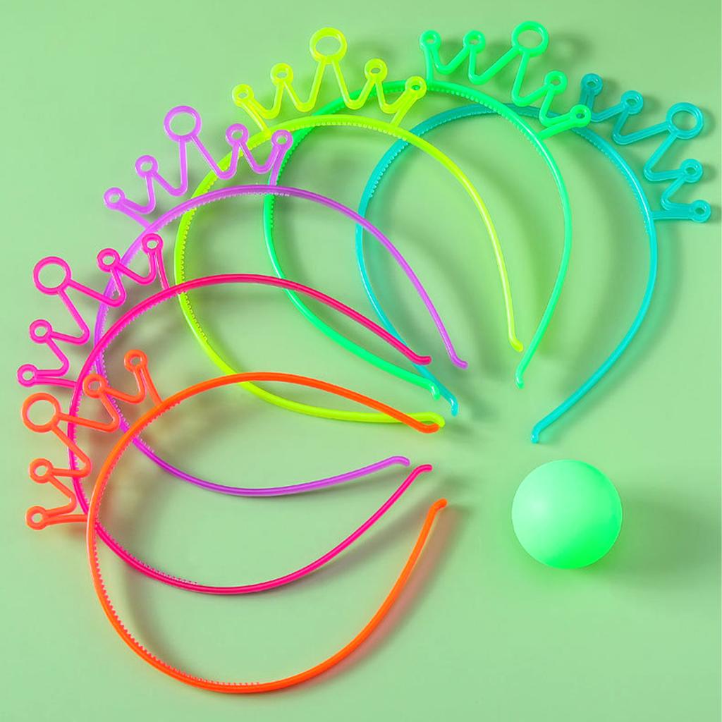Leuchtende Katzenohren Kunststoff-Haarband Leuchtet im Dunkeln Haarband Geburtstagsparty Dekoration Kinder Babyparty Kopfschmuck Krone Haarschmuck