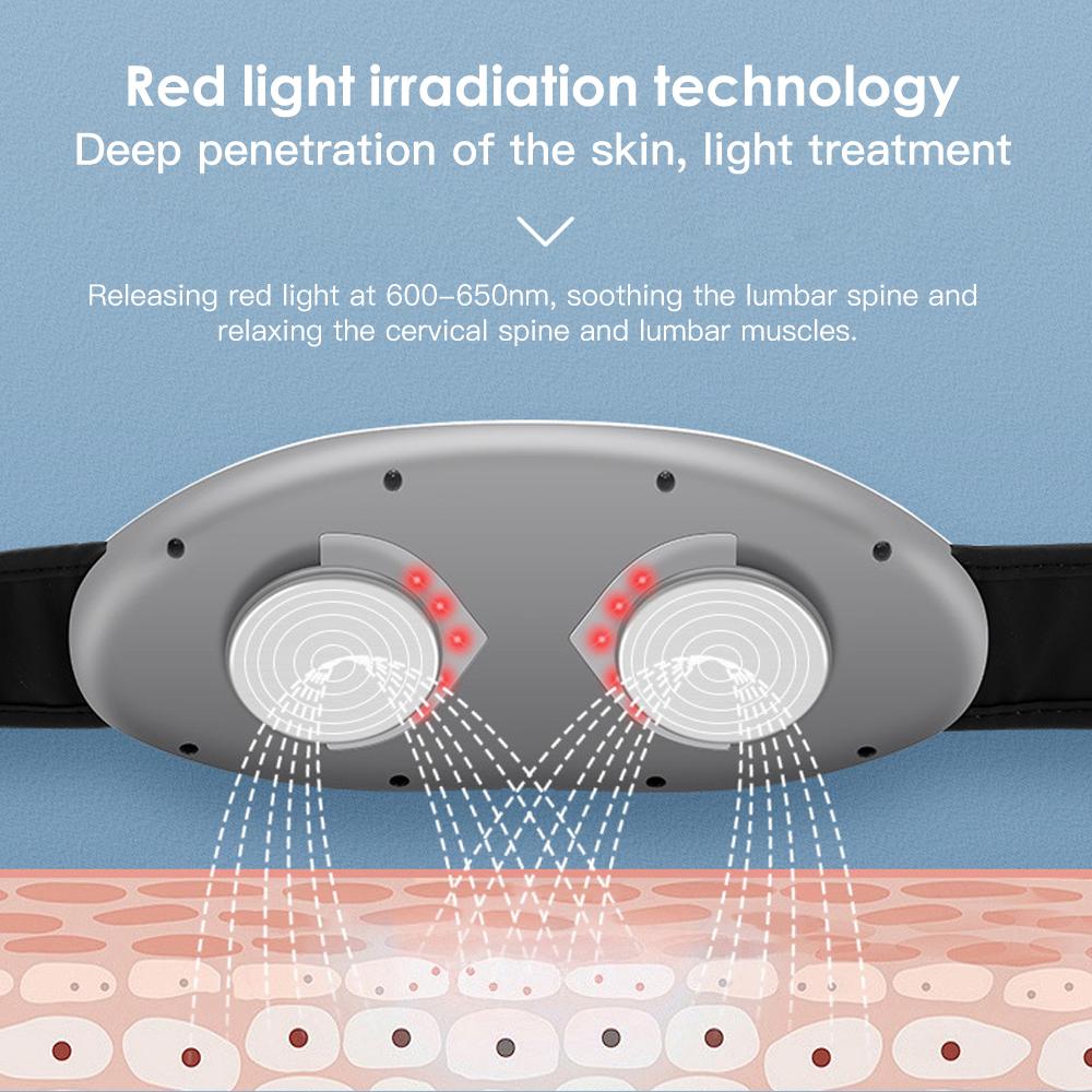 EMS Gorący kompres Masażer talii Podczerwień Ogrzewanie Relaks Mięśnie brzucha Lędźwiowego Utrata wagi Smukły pas Masażer Maszyna