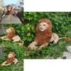 Vivid Lion Plush Soft Cuddly Huge Stuffed Animal Delightful Jungle Doll For Kids