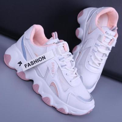 Casual Shoes Women's New Summer Ins Trendy Versatile Platform Women's Shoes Mesh Breathable Student Sports Shoes