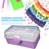 Diamond Painting Beads Storage Box Set Diamond Art Portable Bead Storage Organizer Diamond Art Accessories Tool Box