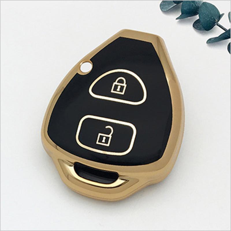 

Чехол для ключа из ТПУ для Toyota Auris HiLux Corolla Fortuner Prado Verso Camry Reiz Yaris Vitz Vios Rav4 Ractis 2/3/4 кнопки