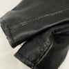 DOG FIGHT Black Leather Double Rider Jacket Jacket 38 blackUsed