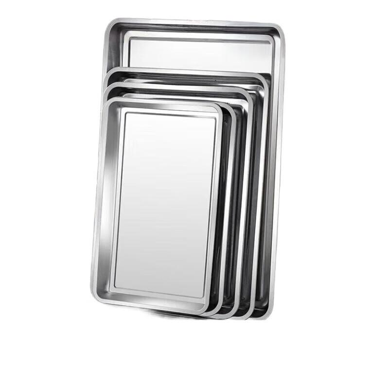 Ningzhao Extra Thick Stainless Steel Rectangular Tray