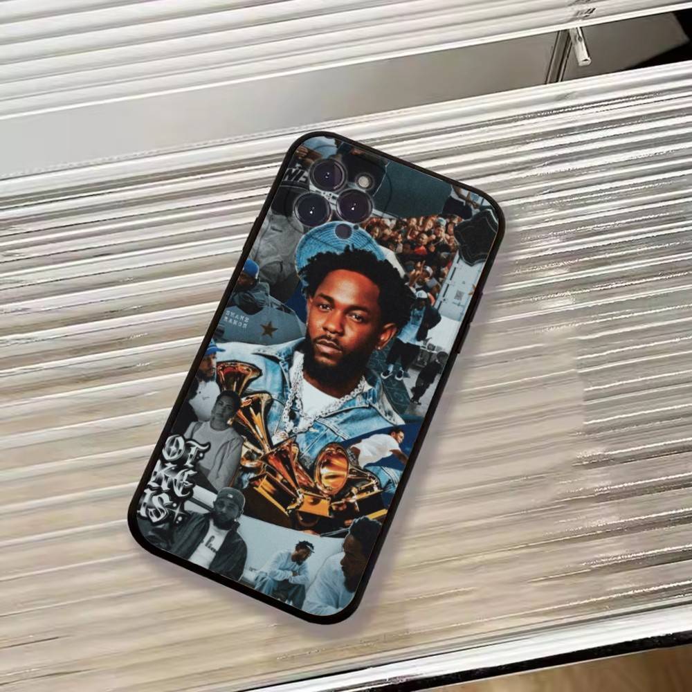 K-Kendrick Lamar Rapper Phone Case For iPhone 17, 16,15,14,13,12,11 Plus,Pro Max, Others Soft Black Cover