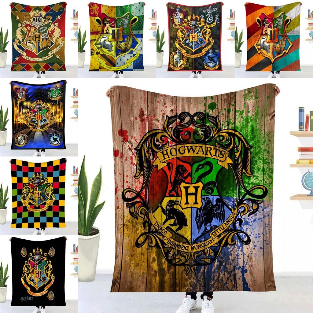 Harry Potter Polyester Fleece Blanket With Cartoon Anime Prints For Home Use And Gift