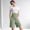 Summer Maternity Support Capris: High Elastic, Non-Slip, Loose Fit