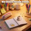 Mini Desk Vacuum Capybara Handheld Tiny Vacuum For Desk Duster Portable Handheld For Computer Keyboard Interior Office Dorm Auto