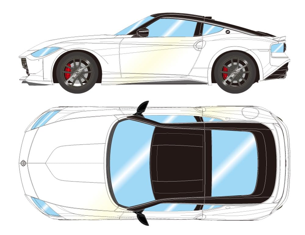 

Модель EIDOLON Nissan Fairlady Z Version ST 2025 Brilliant White Чорне оздоблення EM805D 1/43 (RZ34) Перлина/Супер