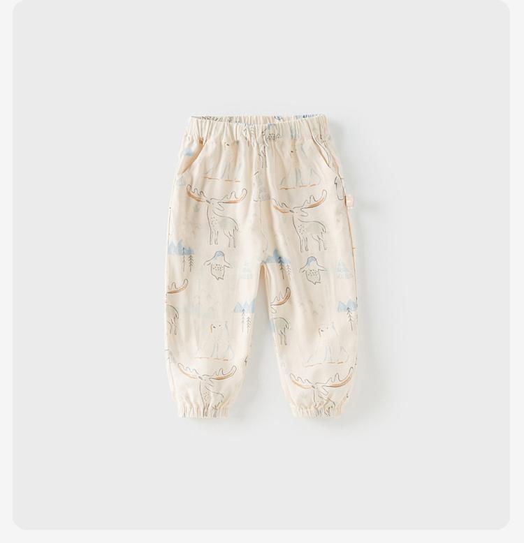 David Bella children's pants, boys' mosquito proof pants, boys' baby antibacterial and mite proof summer clothes, leg binding pants
