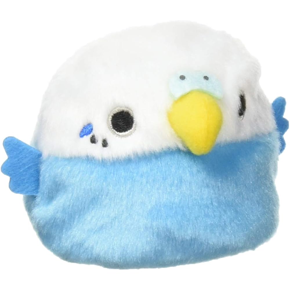 

Toridango Budgerigar Plush Toy Blue 7cm Height