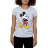 Disney Womens/Ladies Mickey Mouse Classic Kick Cotton T-Shirt
