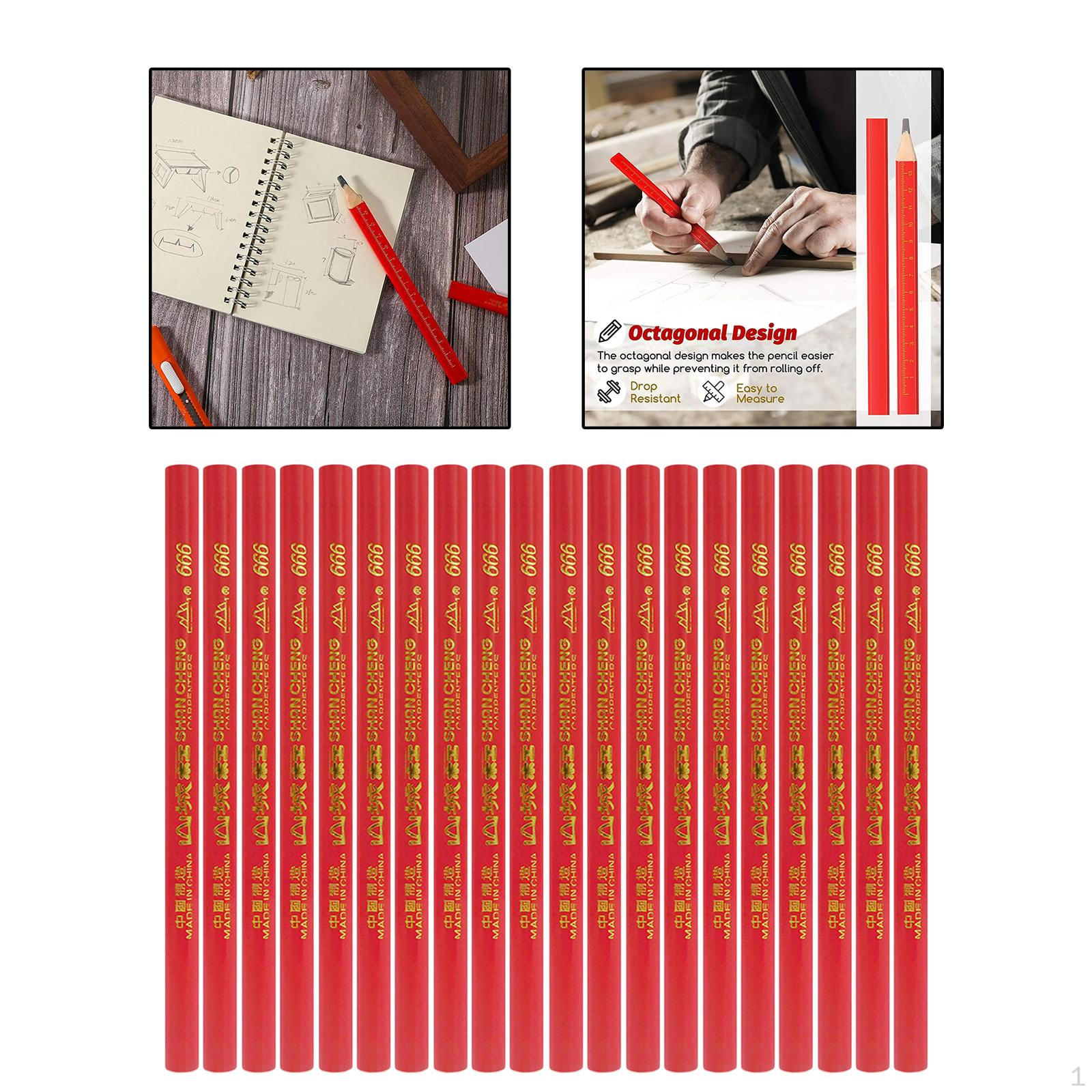 

20 шт. плотницкие карандаши, строительные карандаши, многофункциональные карандаши для рисования своими руками, линия для работы по дереву