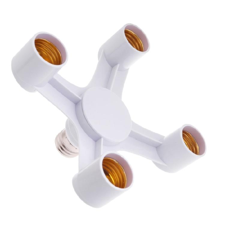 Heat Resistant Light Bulb Converter, E26/E27 Socket Adapter, Safe and Durable