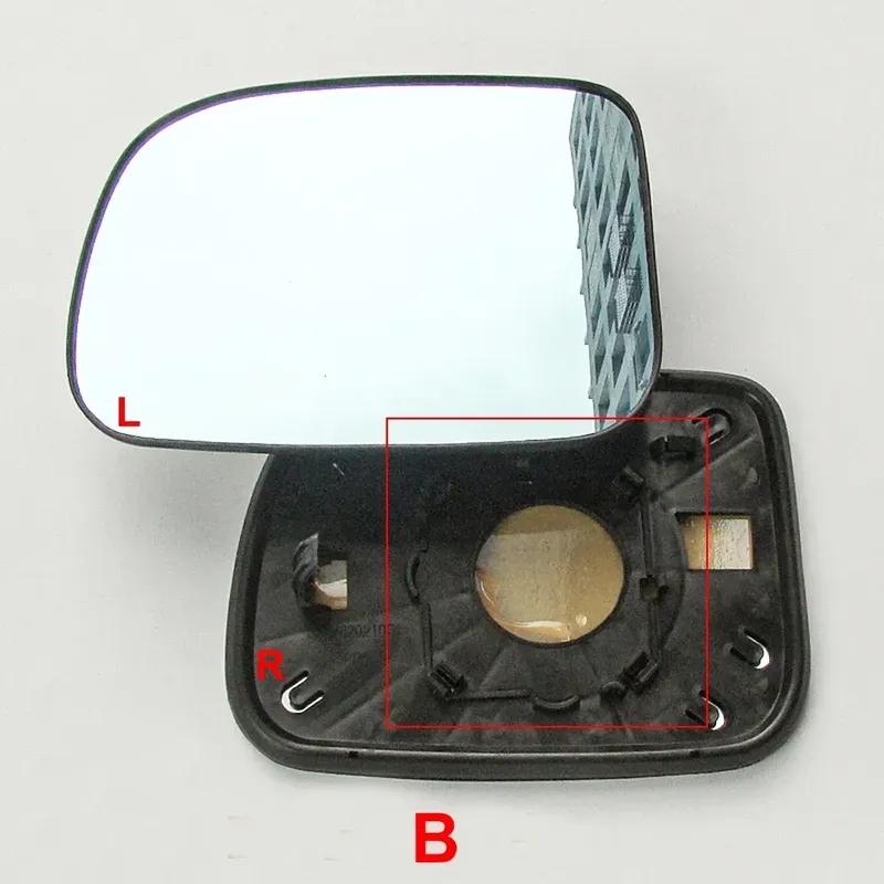 For Great Wall M4 Florid Door Wing Rear View Mirrors Lenses Outer Rearview Side Mirror Glass Lens without Heating