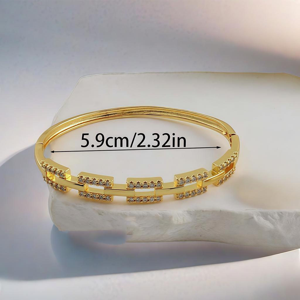 2026 Knot Bracelet Women's Premium Light Luxury Diamond Plated 18K Gold Kink Bracelet Jewelry Hand Jewelry