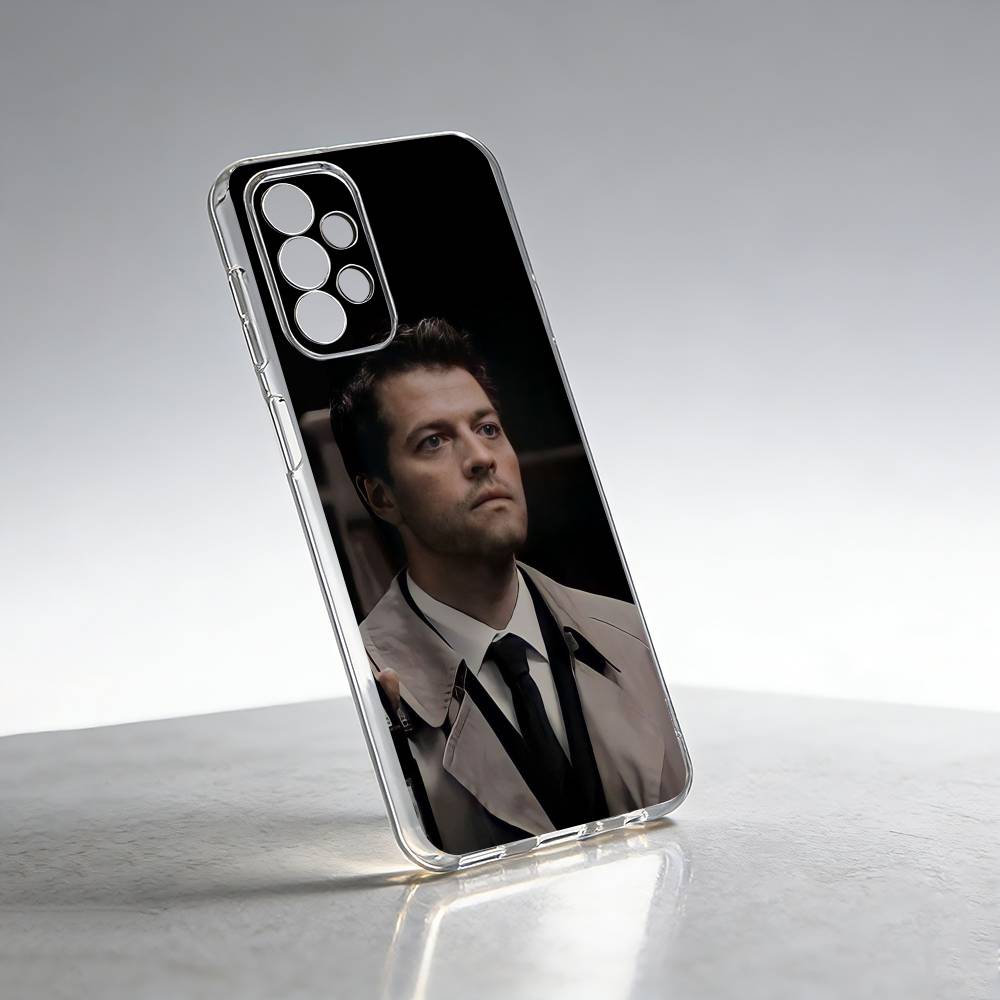 S-Supernatural Dean Castiel-L Phone Case For Samsung S25,S24,S21,S22,S23,S30,Ultra,S20,Plus,Fe Transparent Cover Samsung S30Ultra5G