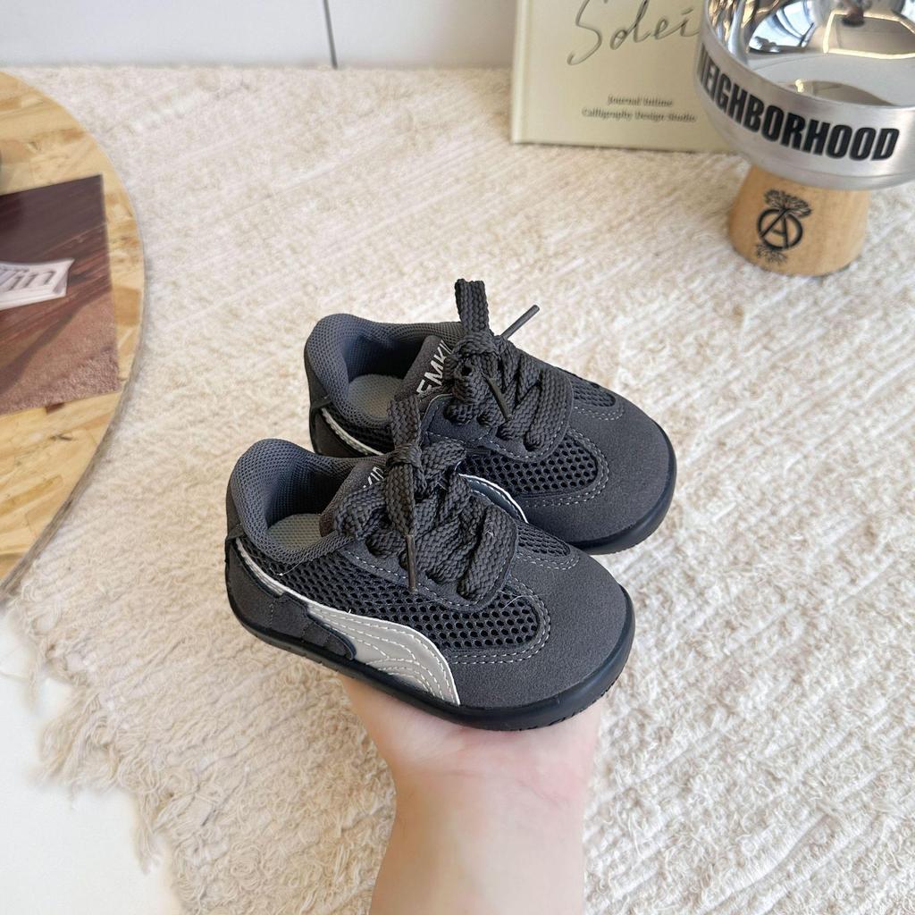 Kids' Versatile German Training Sneakers - 2025 Autumn Mesh Style for Girls & Boys