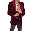 2024 Autumn/Winter European & American Fashion Sequin Lapel Blazer