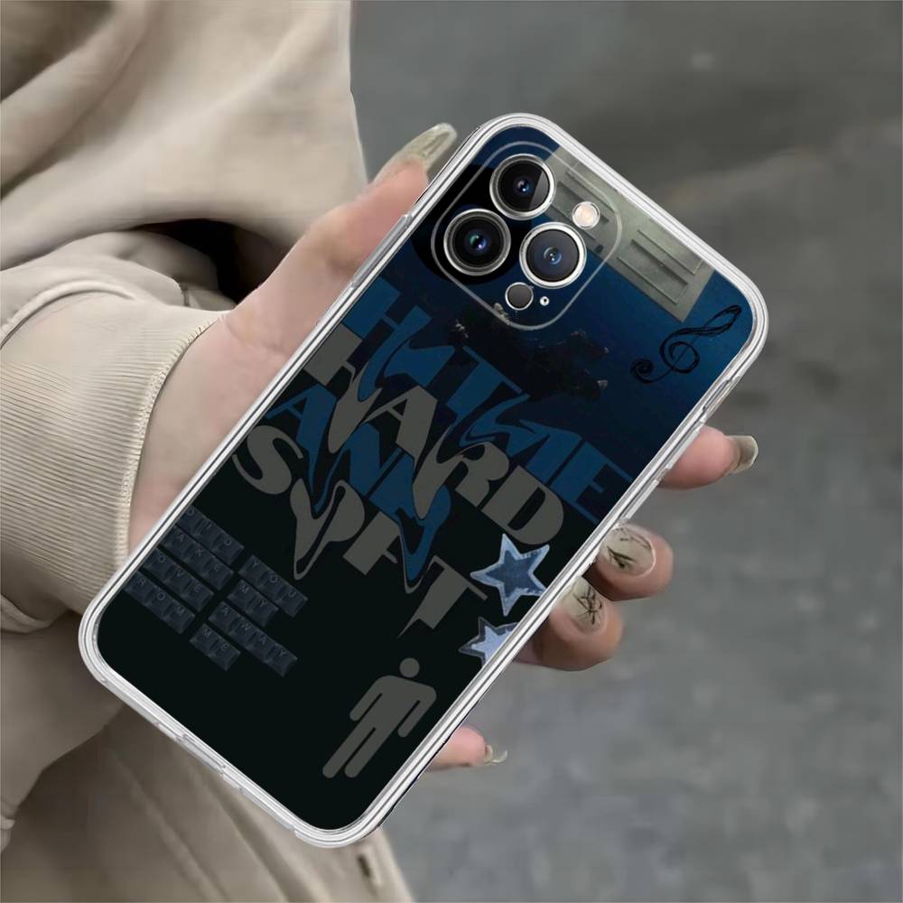 

Pop E-Eilish Star B-billie Transparent Phone Case For IPhone 17 Air 16 Pro Max 15 14 13 12 11Plus Shockproof Cover iPhone 17pro max