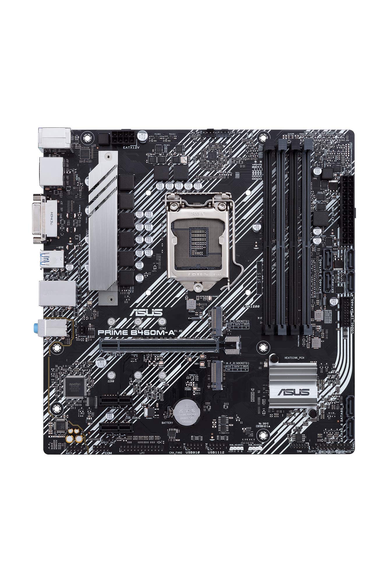 

ASUS Intel B460, сумісна з Socket 1200 материнська плата PRIME B460M-A [MicroATX]