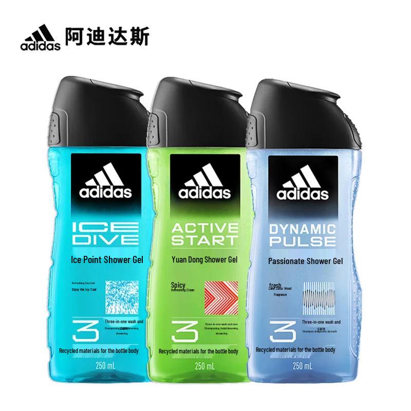 

Набор мужских гелей для душа 3 в 1 Adidas