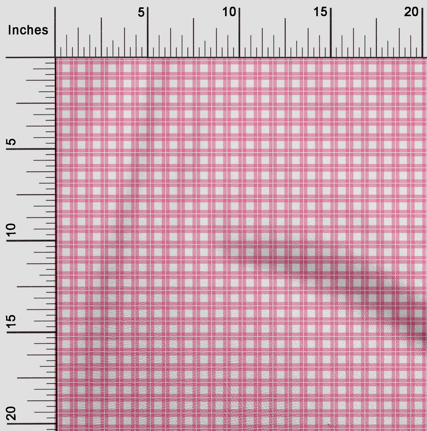 

OneOone Cotton Flex Fabric Gingham Check Print Тканина BTY шириною 40 дюймів 42 Inch Wide - Viscose Chiffon рожевий