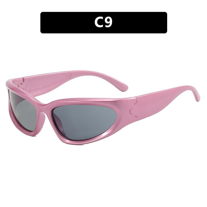 New Children Cycling Sunglasses Sun Protection Fashionable Simple Hip Hop Street Style Personalized Sporty Eyewear