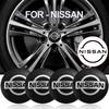 4ks 56mm Samolepka na středovou krytku náboje kola auta Pro Nissan Sylphy N7 Teana Qashqai Note J10 J11 Navara Juke GTR 350z Patrol Leaf Cube