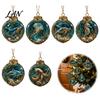 Decoraciones Luminosas de Vida Marina Adornos de Bola de Navidad con Temática Oceánica, Bolas Transparentes con Medusa Tortuga Pulpo Decoración Única para Árbol Costero Caballito de Mar