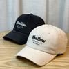New Spring and Autumn Duck Billed Hat Soft Top Letter Embroidered Baseball Cap Deep Top Shows Small Face